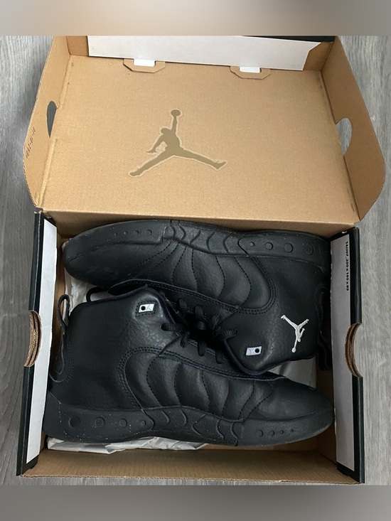 Jordan Other - Jordan Black High-Top Sneakers with White Jumpman